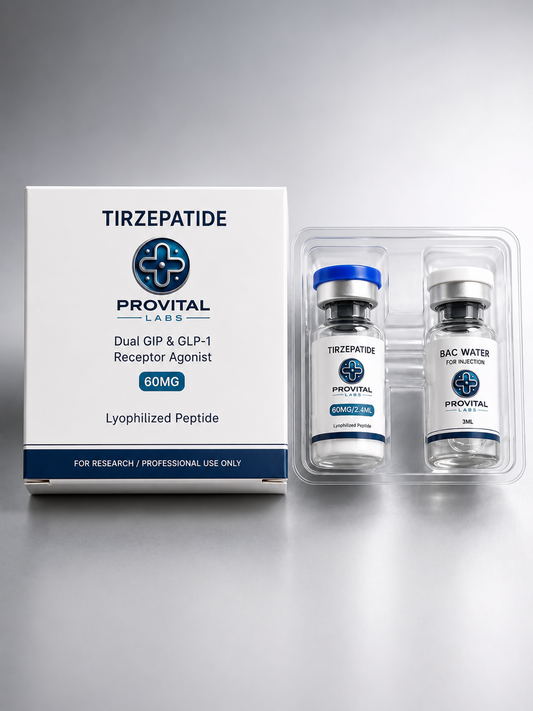 Vial Glp-1 TIRZEPATIDA 60MG (Incluye BacWater)