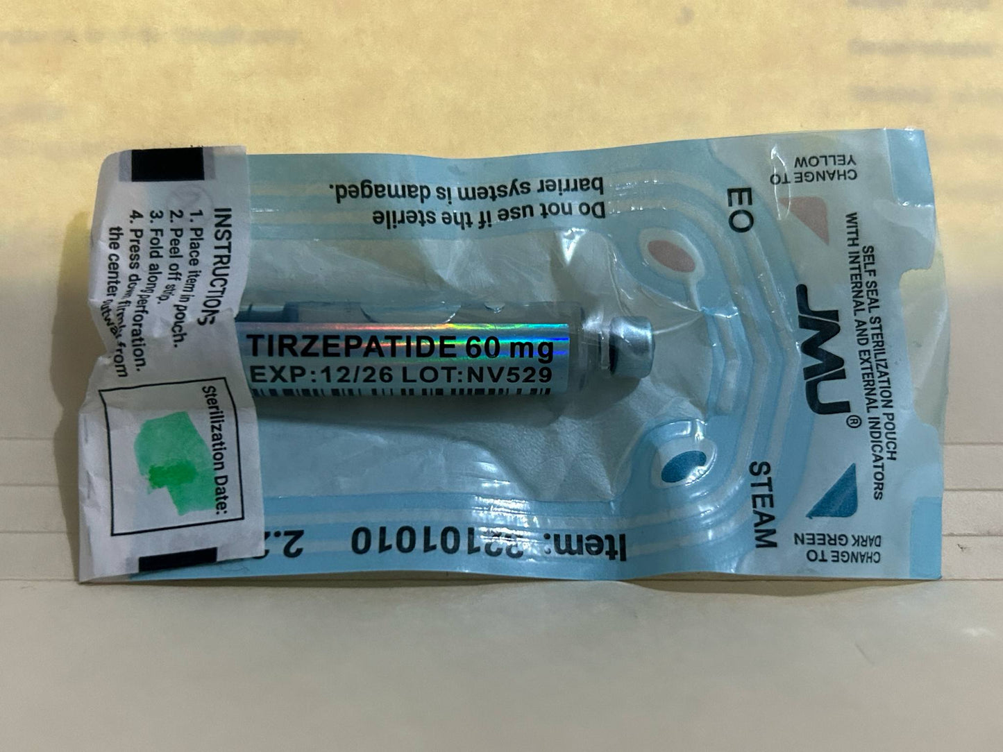 Compuesto Tirzepatida Vial 60mg (Mounjaro)