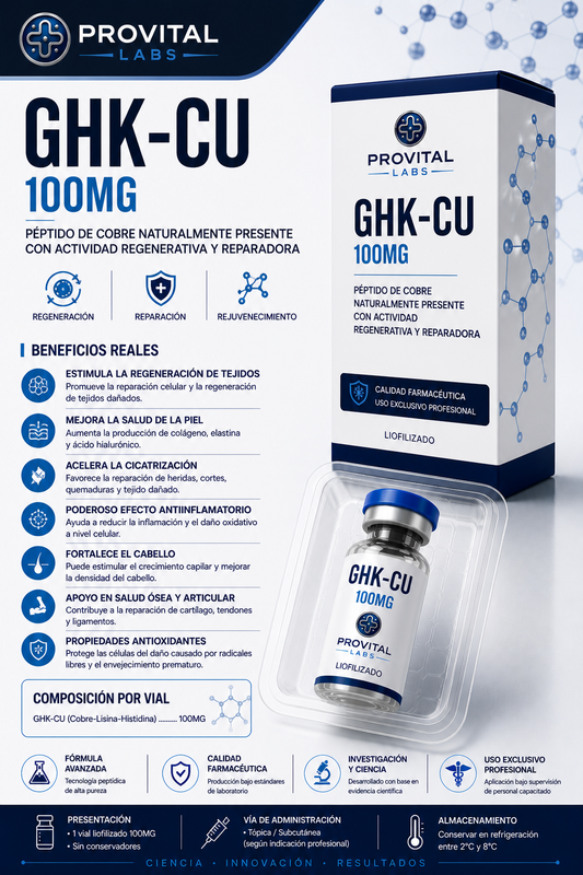 GHK-Cu Péptido Regeneración Celular PREMIUM