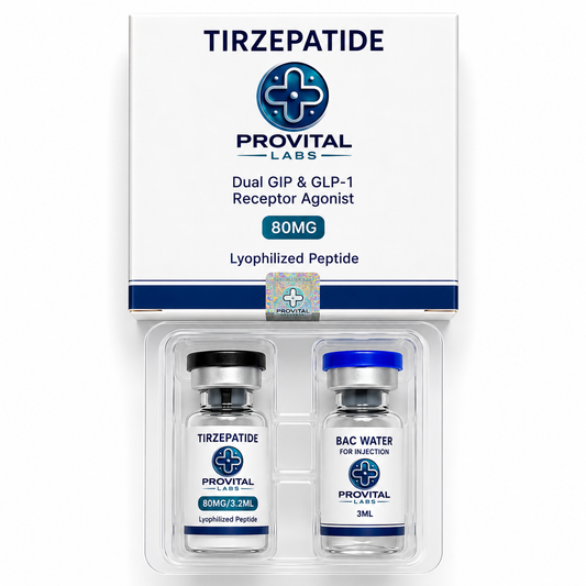 Vial Glp-1 TIRZEPATIDA 80MG (Incluye BacWater)